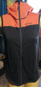 Bezrękawnik z kapturem damski Explorer Merino